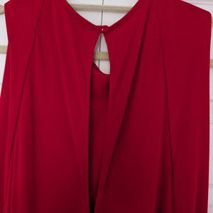 Red long dress by DKNY